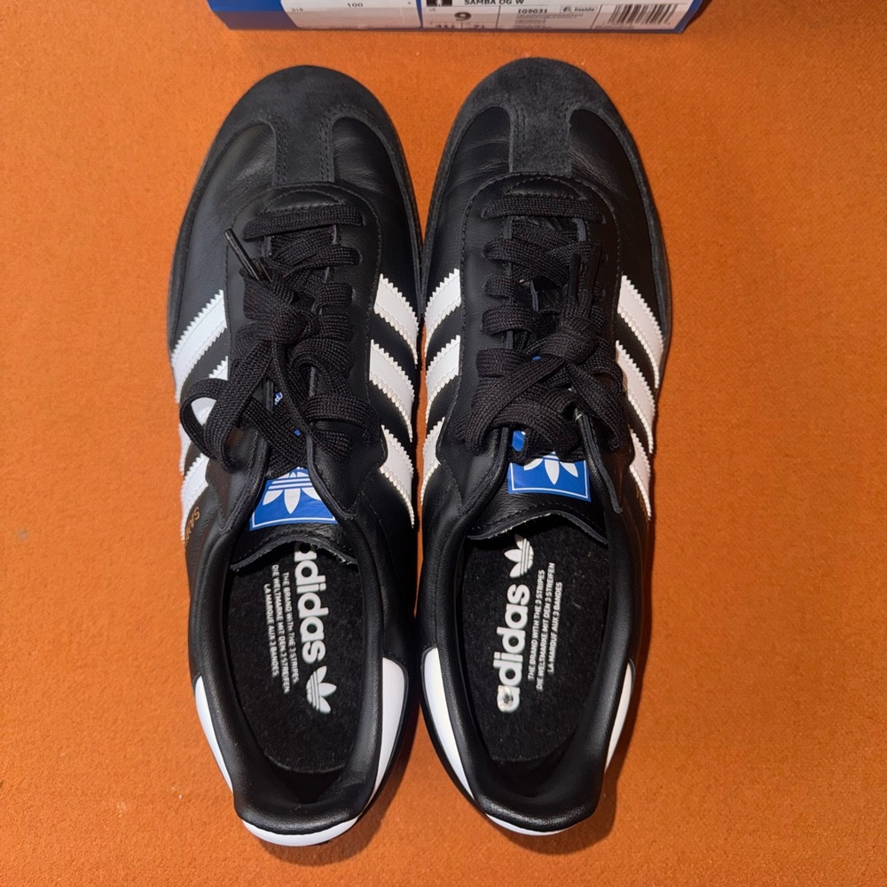 Adidas Black and White Sambas
